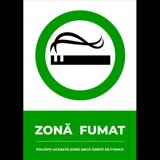 Semn pentru zona fumat folositi aceasta zona daca doriti sa fumati